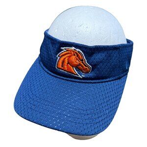 Vtg Boise State Broncos Visor BSU Football NCAA Zephyr the Z Hat Hook & Loop